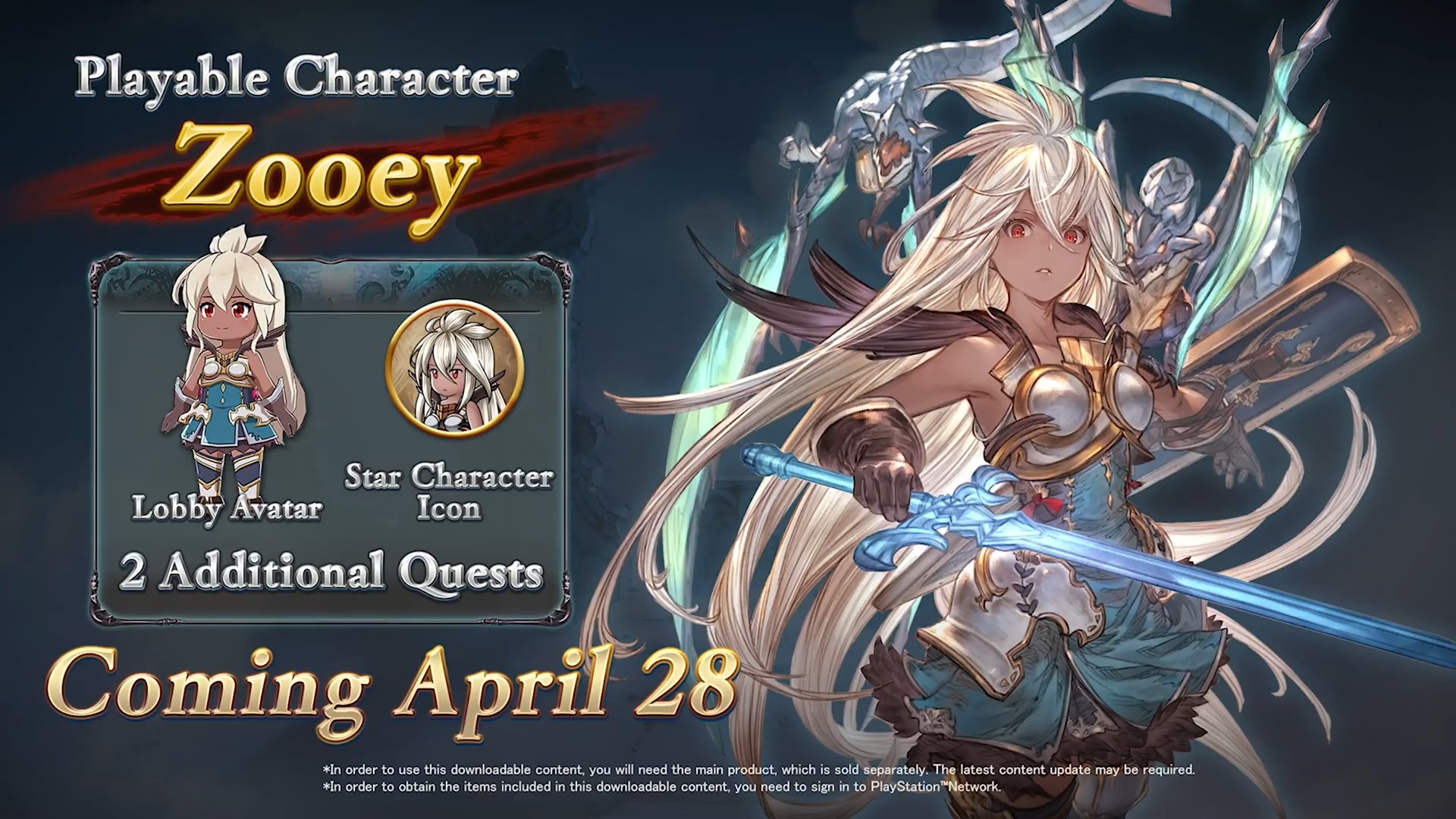 Granblue Fantasy: Versus Zooey DLC Launches April 28, Character